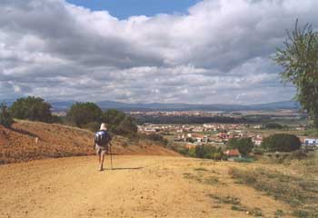 Downhill toward San Justo and Astorga
