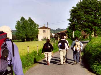 Pilgrims on the Camino